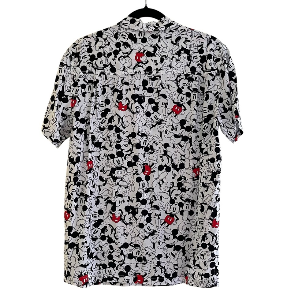 Disney Mickey Mouse Patterned Woven Button Down S… - image 3